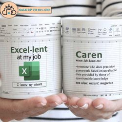 excel freak in the sheets mug