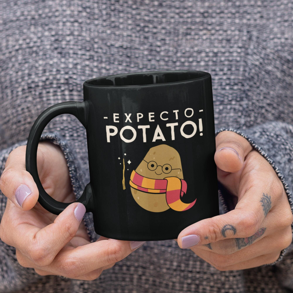 Expecto Potato Mug - Harry Mug, Harry Cup, Coffee Lovers Mug, Coffee Mugs, Coffee Cups, Potterhead, Wizard, Wizarding World, Potter Gift.jpg