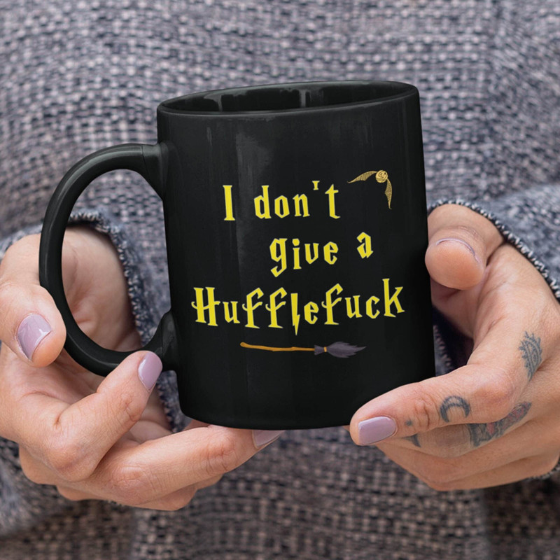 Hufflefuck Mug - Harry Mug, Harry Cup, Potterhead Coffee Mug, Coffee Lovers Mugs, House Cups, Hufflepuff Gift.jpg