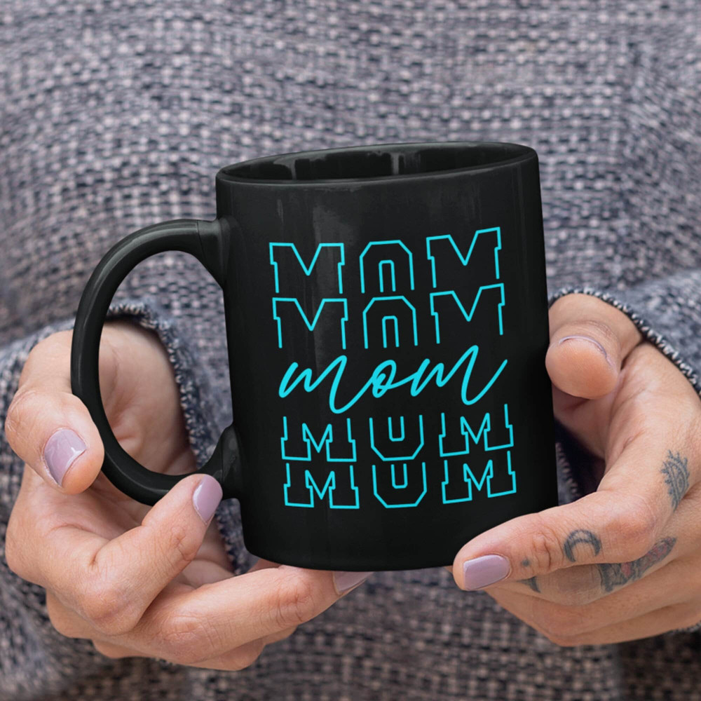 MOM Mug - Gift for Mother, Mother's Day Gifts, Mom Black Coffee Mugs, Mom Mama Mommy Cups, New Mom Gift, Mom Birthday, Bonus Mom Gift-1.jpg