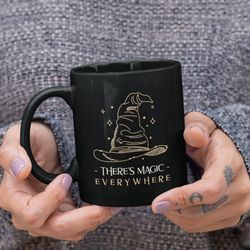 theres magic everywhere mug, wicca wiccan gift, mystical gifts, coffee lover mugs