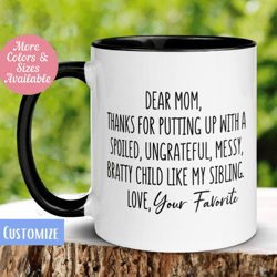 funny mom mug, gift for mom, gift from faughter, gift from son, mom coffee mug, mom mug, mothers day gift