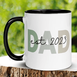 dad mug, personalized custom mug, fathers day mug, birthday gift for dad, gift for him, superhero ceramic mug