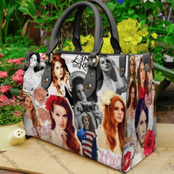 lana del rey music singer premium leather bag, lana del rey lover's handbag, woman handbag, lana del rey bags