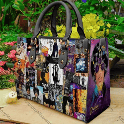 Prince Leather Bag ,Prince Handbag Love Singer, Music Leather Bag, Travel handbag, Teacher Handbag, Custom Bag