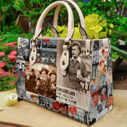 I Love Lucy Poster Cover Collection Leather Bag, Personalized Handbag, Women Leather Bag, Trending Handbag