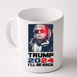 Donald Trump 2024 I'll Be Back Mug, Donal Trump Mug, Ceramic Mug, Gift For Her, Gift for Him
