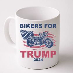 Bikers For Trump 2024 United States Flag Mug, Donal Trump Mug, Ceramic Mug, Gift For Her, Gift for Him