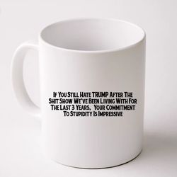 Commitment To Stupidity Trump 2024 Mug, Donal Trump Mug, Ceramic Mug, Gift For Her, Gift for Him