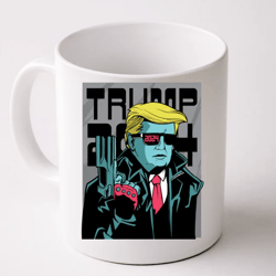 trump 2024 comic cover mug, donal trump mug, ceramic mug, gift for her, gift for him
