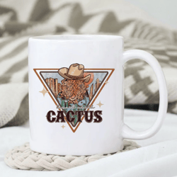 desert child cactus mug, western mug design, western mug, gift for her, gift for him