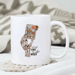 Wild Like The West Mug, Western Hat Mug Design, Western Mug, Gift For Her, Gift for Him