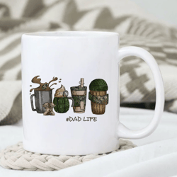dad life totally nailed it mug, father day mug, military dad, father day gift, gift for him