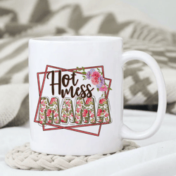 Hot Mess Mama Mug, Mother Vibes Mug, Mother's Day Mug, Gift for Mom, Gift for Her