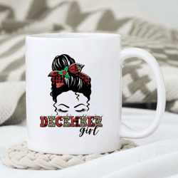 December Girl Mug, Messy Mom Vibes Mug, Mother's Day Mug, Gift for Mom, Gift for Her