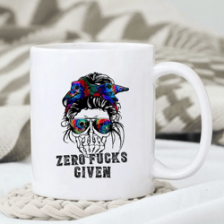 Zero Fucks Given Mug, Messy Mom Vibes Mug, Mother's Day Mug, Gift for Mom, Gift for Her