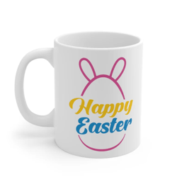 Happy Easter Bunny Mug 11oz Mug Easter Donut Mug Easter Bunny Gift Idea for Easter Bunny Mug for Her Bunny for Him