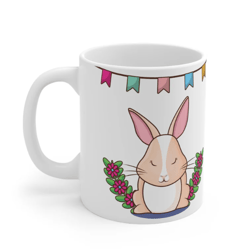 bunny day mug 11oz mug easter donut mug easter bunny gift idea for easter bunny mug for her bunny for him easter day