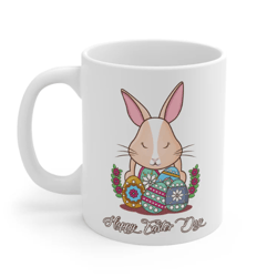 happy easter bunny day mug mug easter donut mug easter bunny gift idea for easter bunny mug for her bunny for him