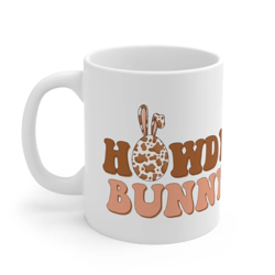 Howdy Bunny Mug 11oz Mug Easter Donut Mug Easter Bunny Gift Idea for Easter Bunny Mug for Her Bunny for Him Easter Day