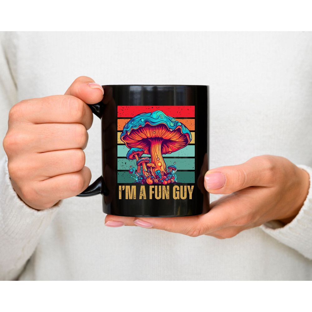 Mushroom mug I'm A Fun Guy Fungus Lover Mug Mushroom Fungi Humor, Husband Gift for Him Funguy mug.jpg