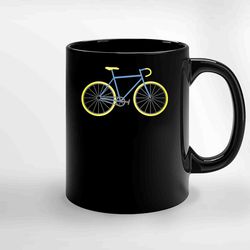 bicycle 2 ceramic mug, funny coffee mug, custom coffee mug