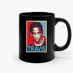 Travis Scott 4 Ceramic Mug, Funny Coffee Mug, Custom Coffee Mug
