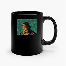 tupac shakur vintage ceramic mug, funny coffee mug, custom coffee mug