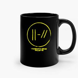 Twenty One Pilots Hello Logo Ceramic Mug, Funny Coffee Mug, Custom Coffee Mug