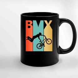 Vintage Bmx Rider Ceramic Mug, Funny Coffee Mug, Custom Coffee Mug