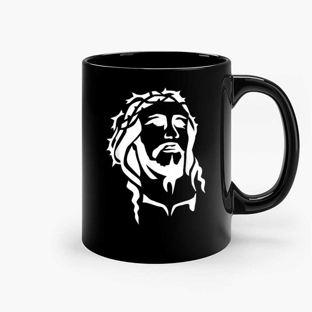 Vintage Jesus Christian Head Ceramic Mugs.jpg
