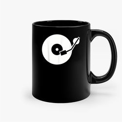 vintage record player classic ceramic mug, funny coffee mug, custom coffee mug