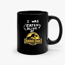weird al jurassic park ceramic mug, funny coffee mug, custom coffee mug