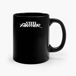steel panther metal band black ceramic mug, funny gift mug, gift for her, gift for him