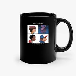 stranger things parody gorillaz demogorgon sci fi fantasy black ceramic mug, funny gift mug, gift for her, gift for him