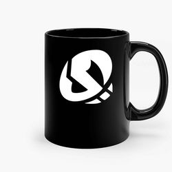 team skull sun moon ceramic black mug, funny gift mug, gift for her, gift for him