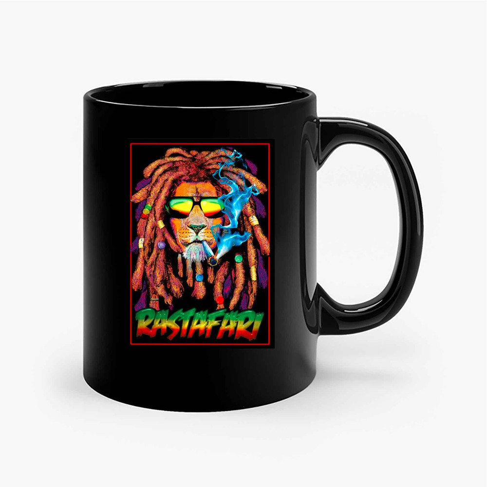 Rastafari Lion Marijuana Bob Marley Ceramic Mugs.jpg