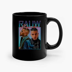 rauw alejandro ocasio ruiz raptee vintage ceramic mug, funny coffee mug, birthday gift mug