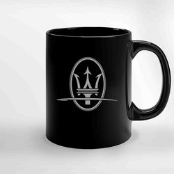 Recent Maserati Logo Gray Ceramic Mug, Funny Coffee Mug, Birthday Gift Mug