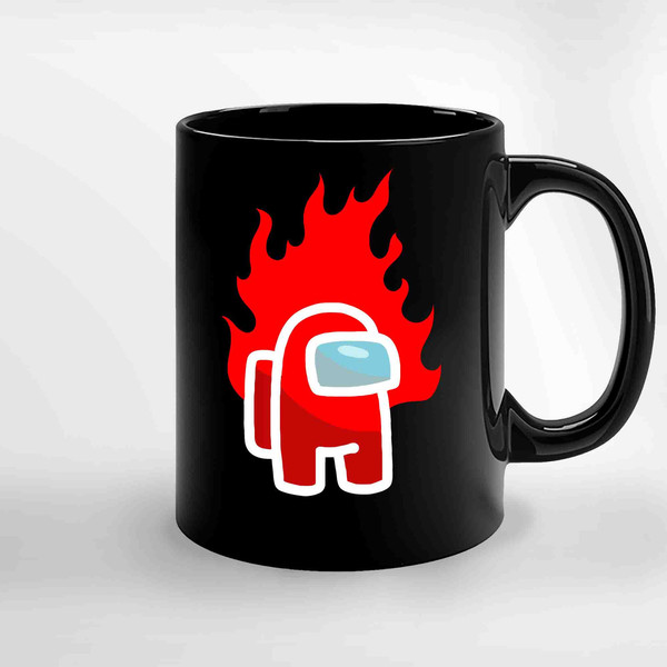Red Fire Among Us Ceramic Mugs.jpg