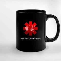 red hot chili peppers 5 ceramic mug, funny coffee mug, birthday gift mug