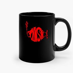 Red Logo Phish Ceramic Mug, Funny Coffee Mug, Birthday Gift Mug