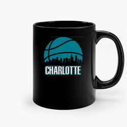 Retro Heat Basketball Miami City Ceramic Mug, Funny Coffee Mug, Birthday Gift Mug