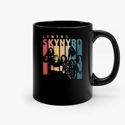 retro vintage lynyrd skynyrd ceramic mug, funny coffee mug, birthday gift mug