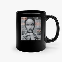 Rihanna Riri Watch The Queen Conquer Best Ceramic Mug, Funny Coffee Mug, Birthday Gift Mug