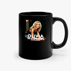 rip angel olivia newton john rip olivia newton-john thank you for the memories 1948-2022 ceramic mug