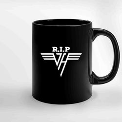 Rip Eddie Van Halen Ceramic Mug, Funny Coffee Mug, Birthday Gift Mug