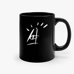 robert anton wilson signature eye in the triangle ceramic mug, funny coffee mug, birthday gift mug