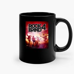 rock band 4 ceramic mug, funny coffee mug, birthday gift mug