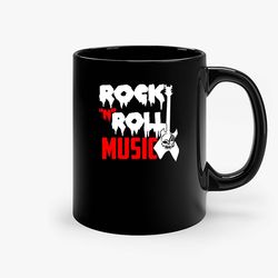rock n roll111 ceramic mug, funny coffee mug, birthday gift mug